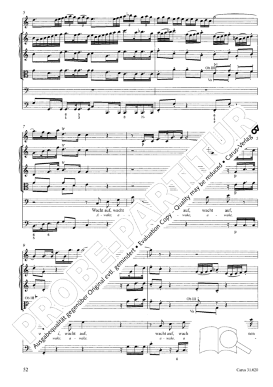 Eternity, thou thundrous word (O Ewigkeit, du Donnerwort) ATB scores gallery preview page 53