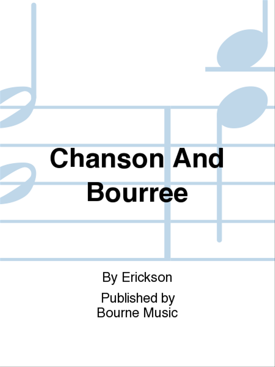 Chanson And Bourree Concert Band scores gallery preview page 1