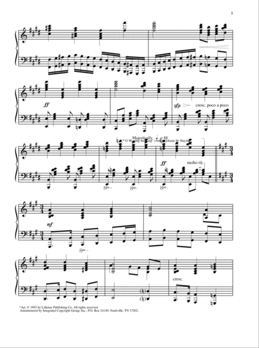 Still Thankful Still Thankful Piano Solo scores gallery preview page 5