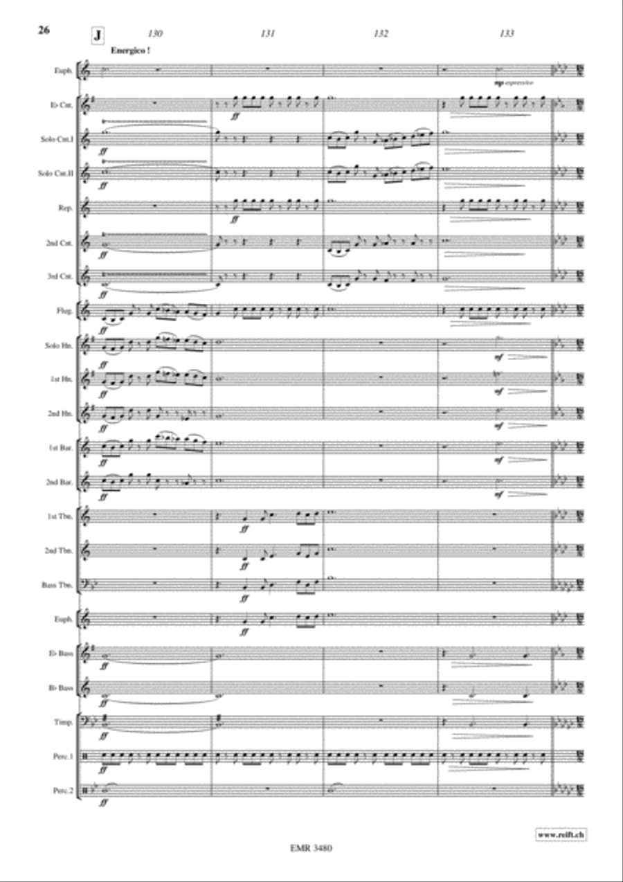 Devil's Concertino Devil's Concertino Brass Band scores gallery preview page 27