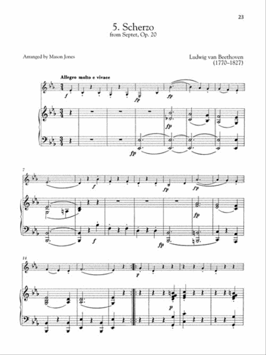 Solos for the Horn Player Piano Accompaniment scores gallery preview page 4