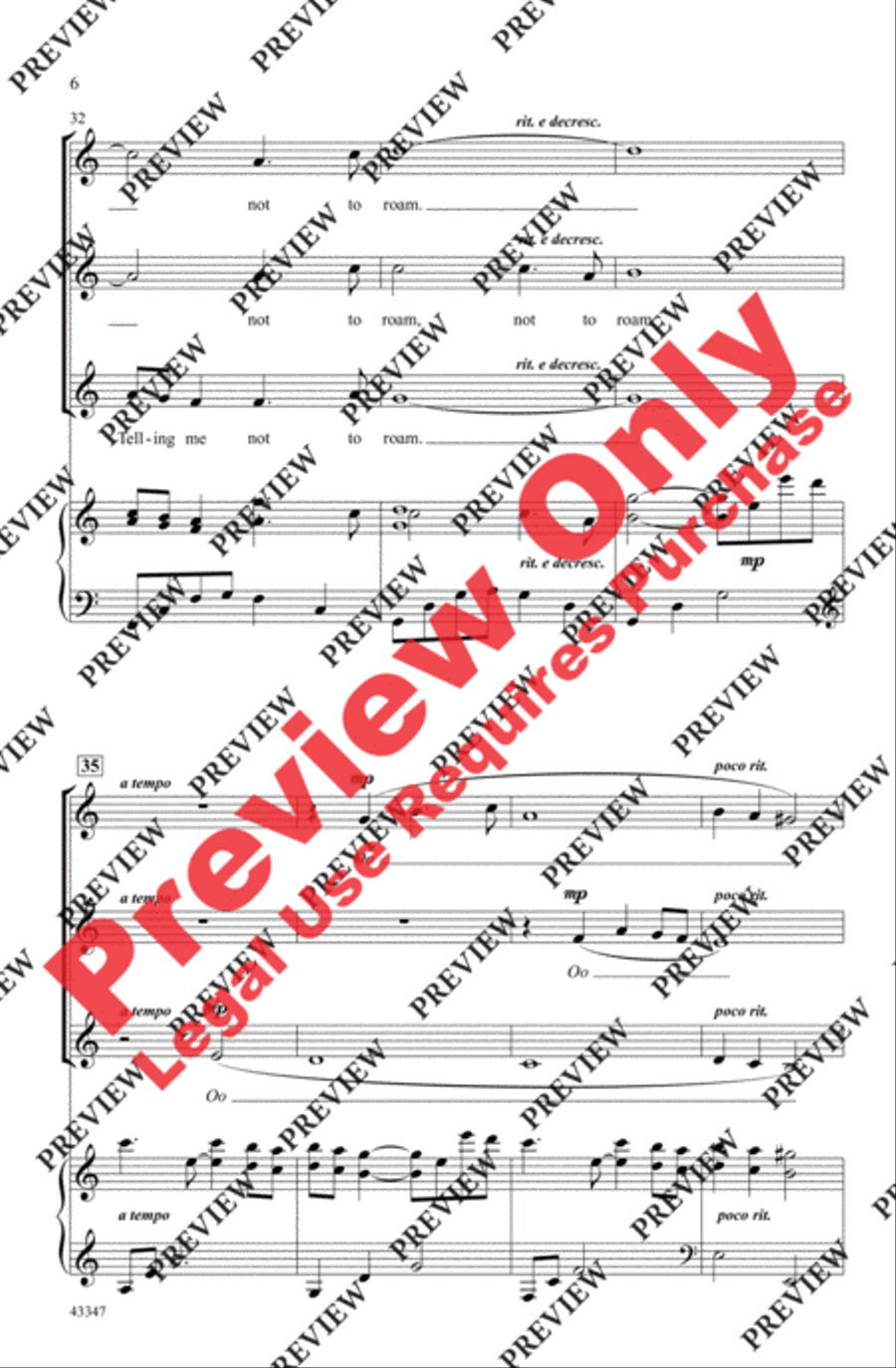 In the Dark of Midnight In the Dark of Midnight Women's Choir scores gallery preview page 6