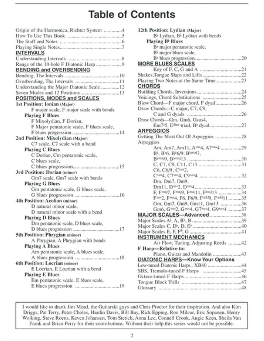 Complete 10-Hole Diatonic Harmonica Series: F Harmonica Book Harmonica scores gallery preview page 3