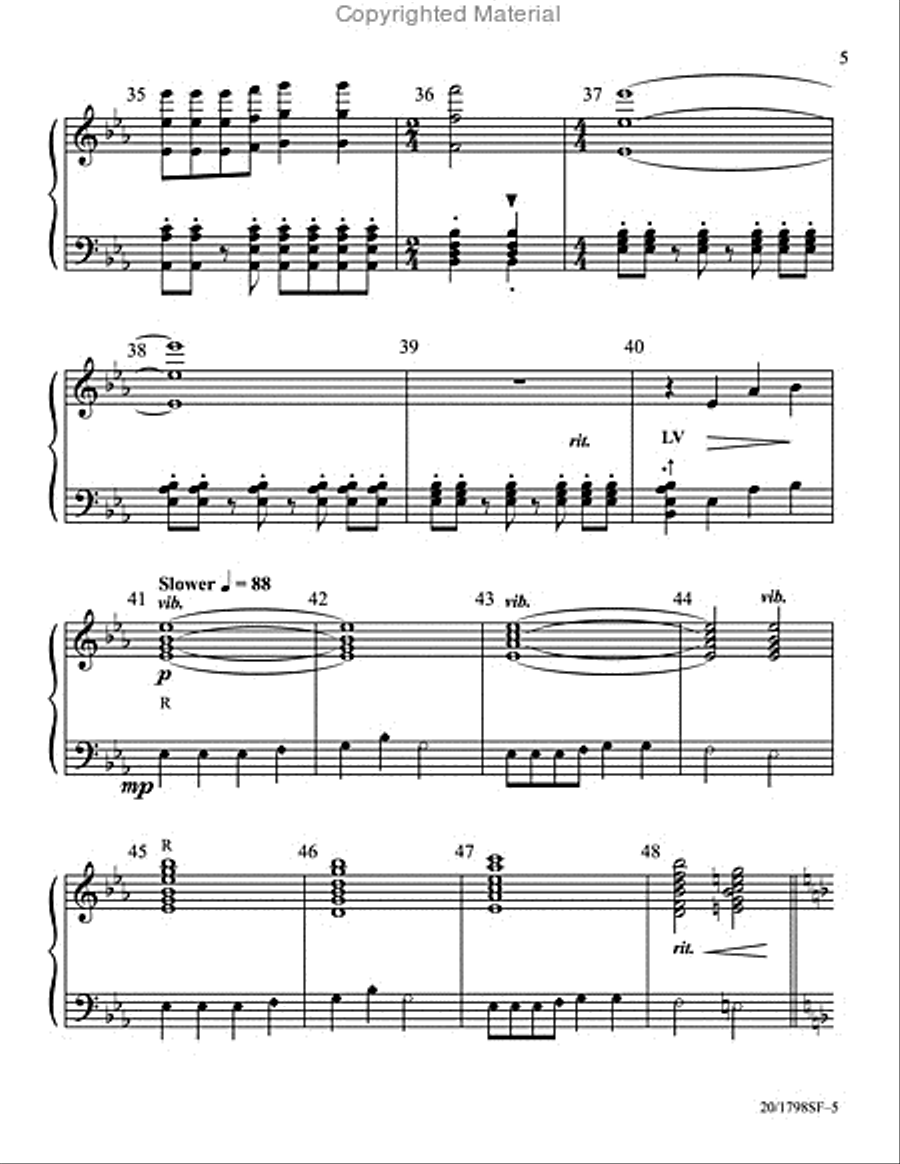 Nothing but the Blood of Jesus 5-Octaves scores gallery preview page 5