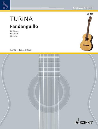 Book cover for Fandanguillo, Op. 36