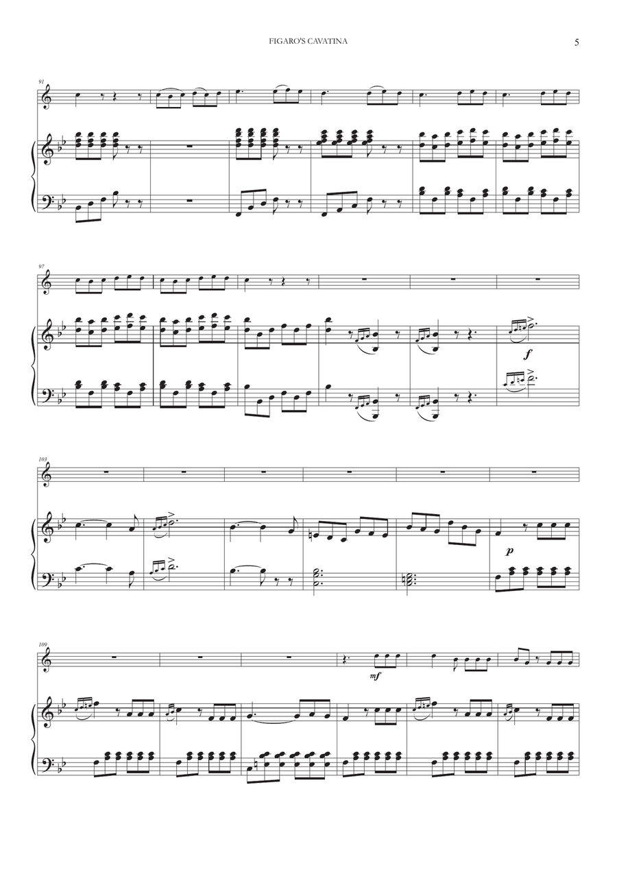 Figaro's Cavatina 