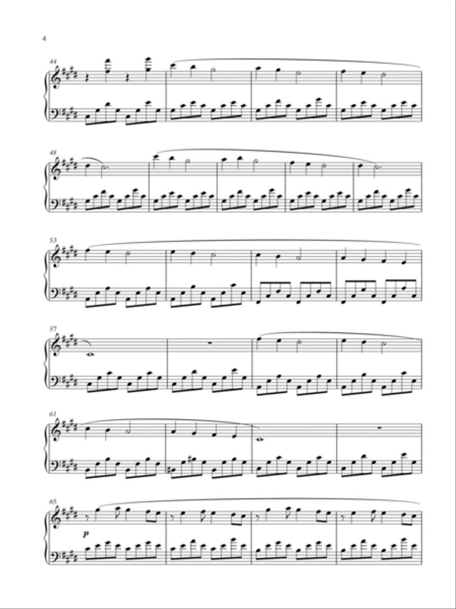 Piano Postcards Piano Solo scores gallery preview page 6