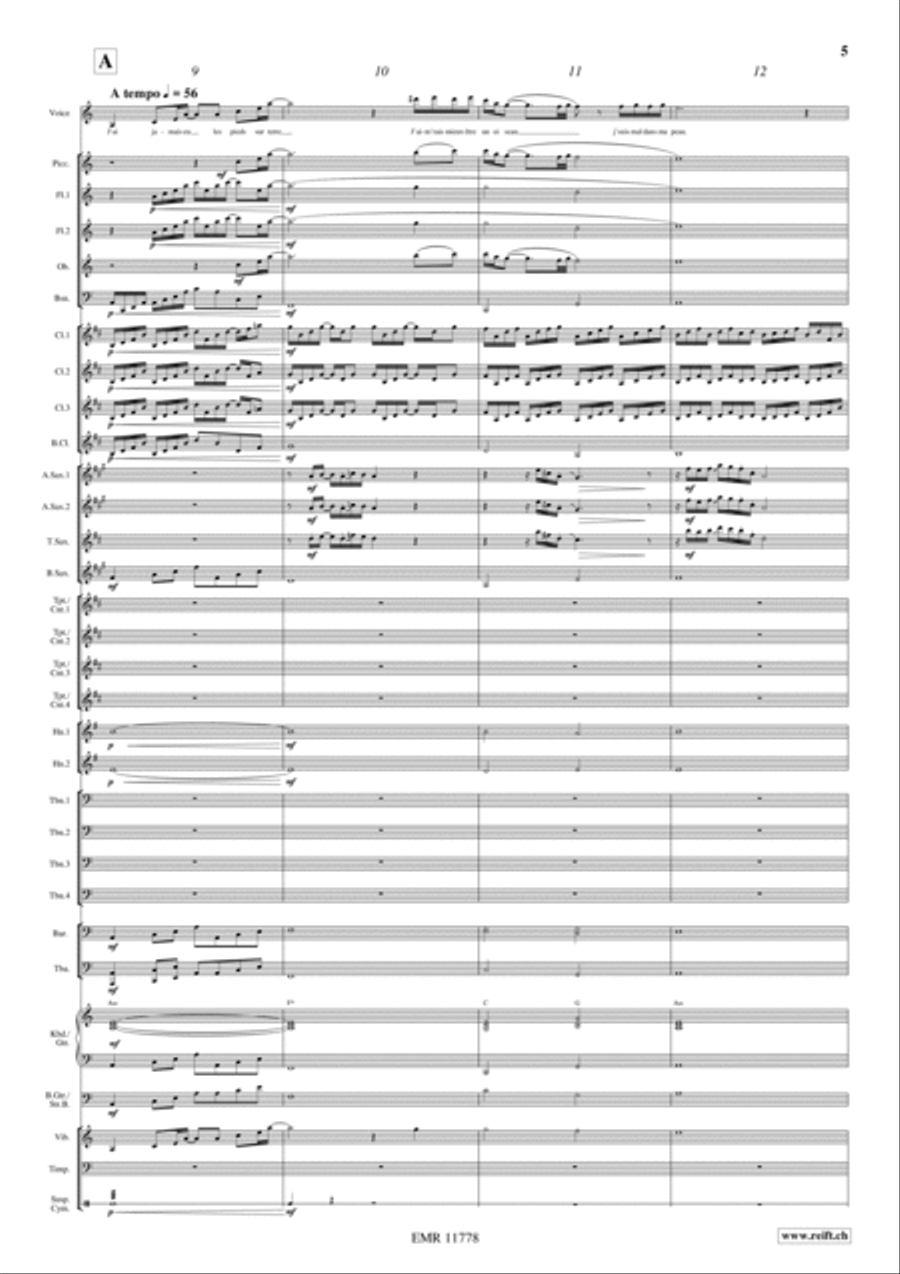 Starmania Concert Band scores gallery preview page 6