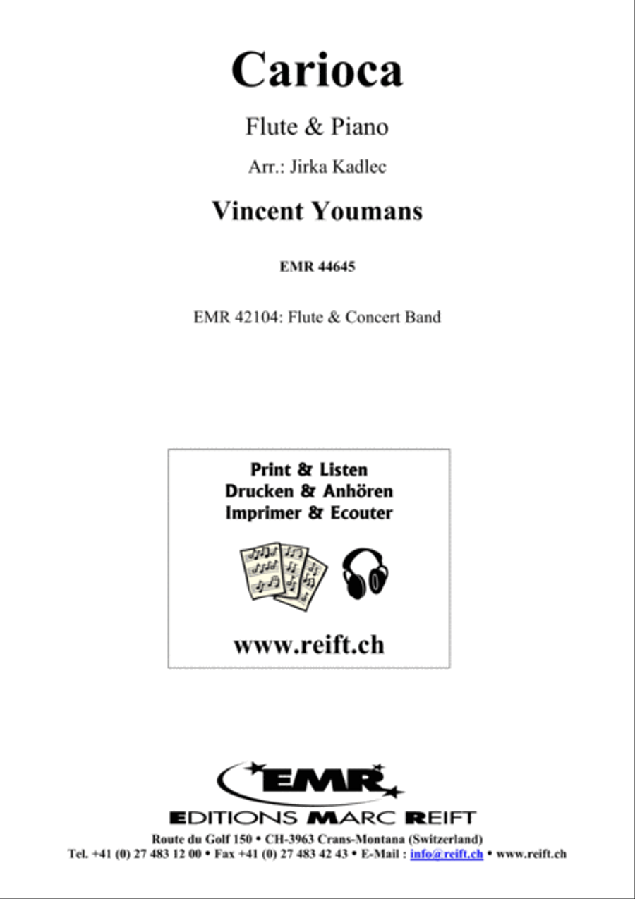Carioca Flute Solo scores gallery preview page 1