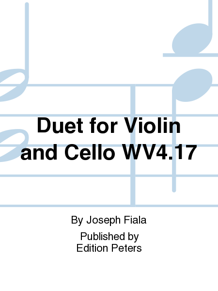 Duet for Violin and Cello WV4.17