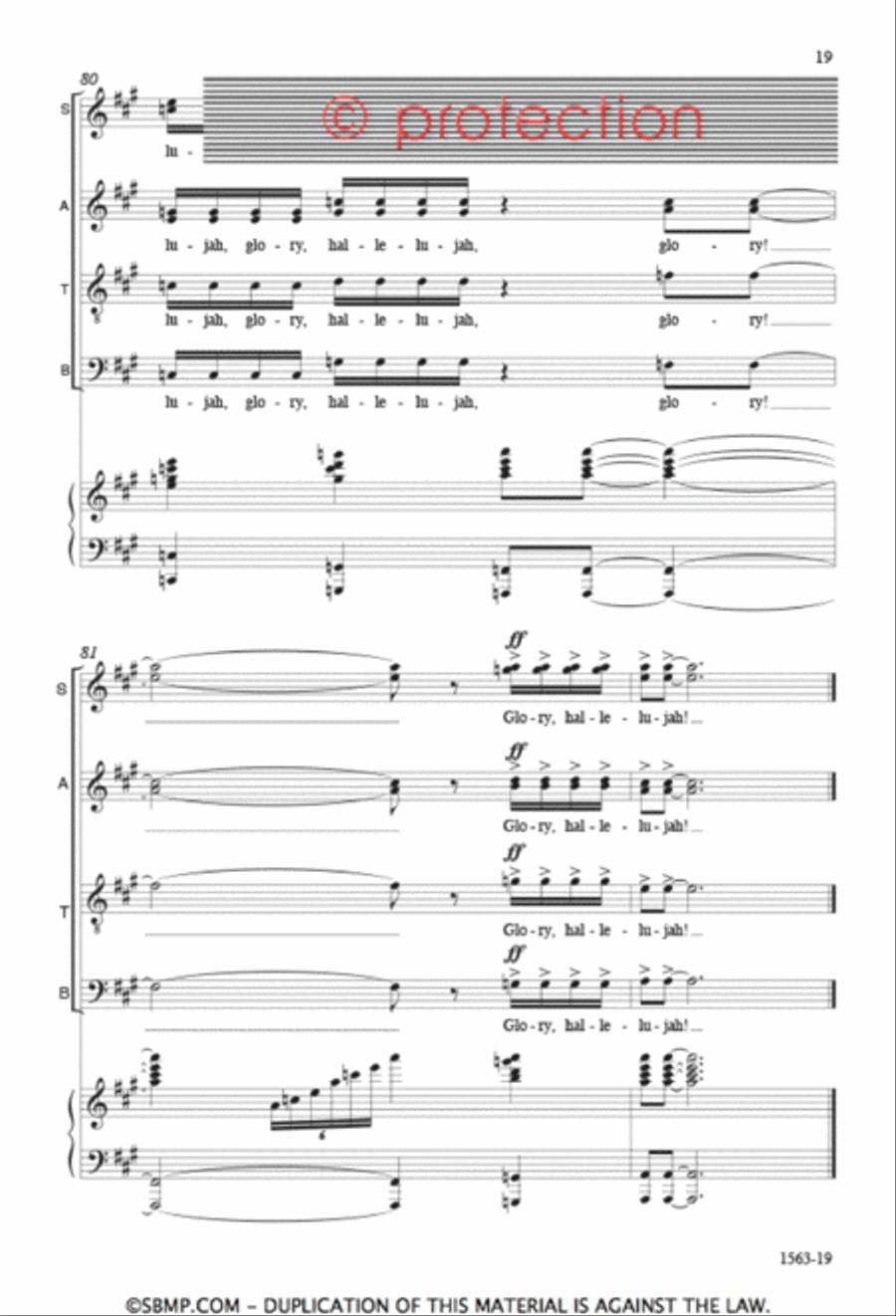 Since I Laid My Burden Down - SATB Octavo image number null