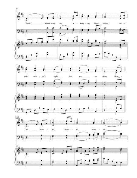 The First Noel (SATB with piano and optional congregation/audience) image number null