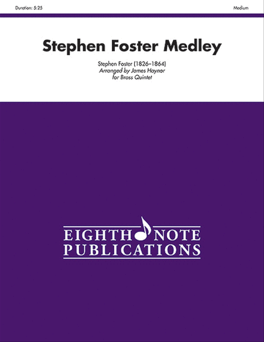 Stephen Foster Medley Brass Quintet scores gallery preview page 1
