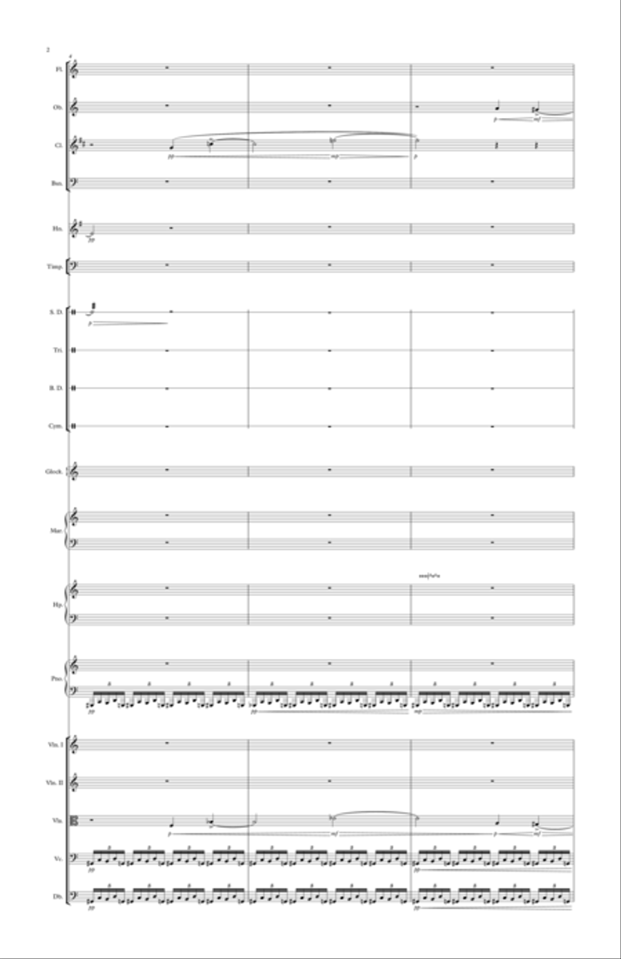 Twelve Percussion Ensemble scores gallery preview page 2