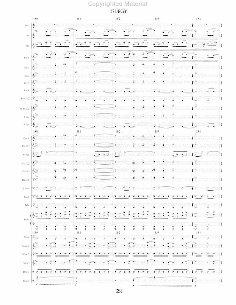 Elegy on an Evening Hymn (score) image number null