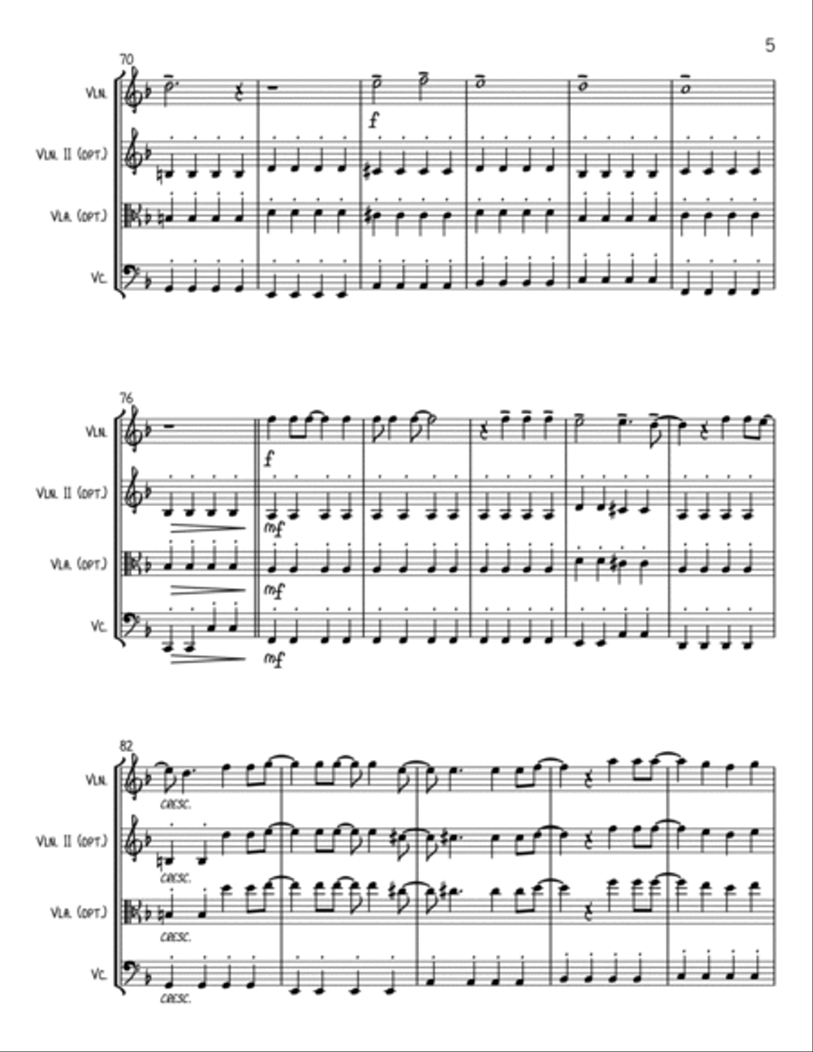 Mr. Blue Sky Mr. Blue Sky String Trio scores gallery preview page 5