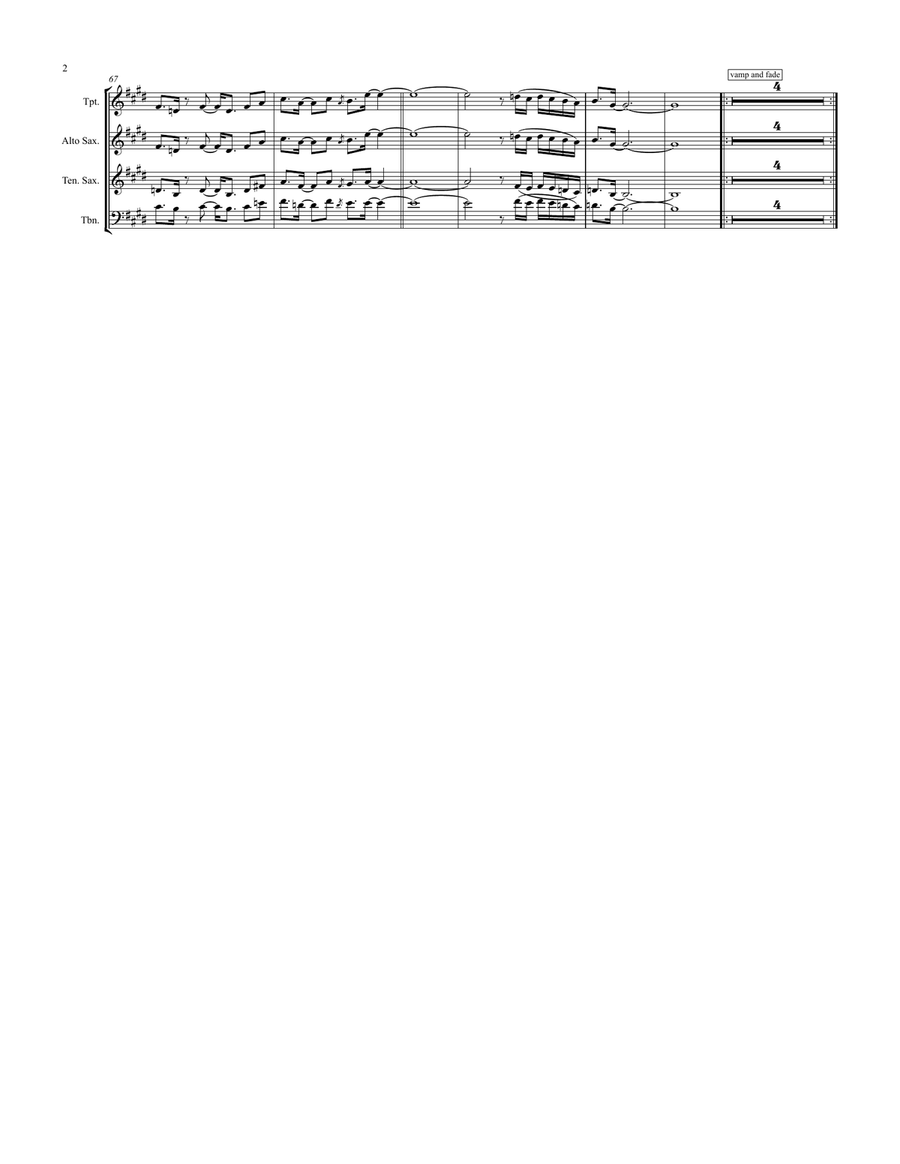 Hollywood Swingin' Small Ensemble scores gallery preview page 2