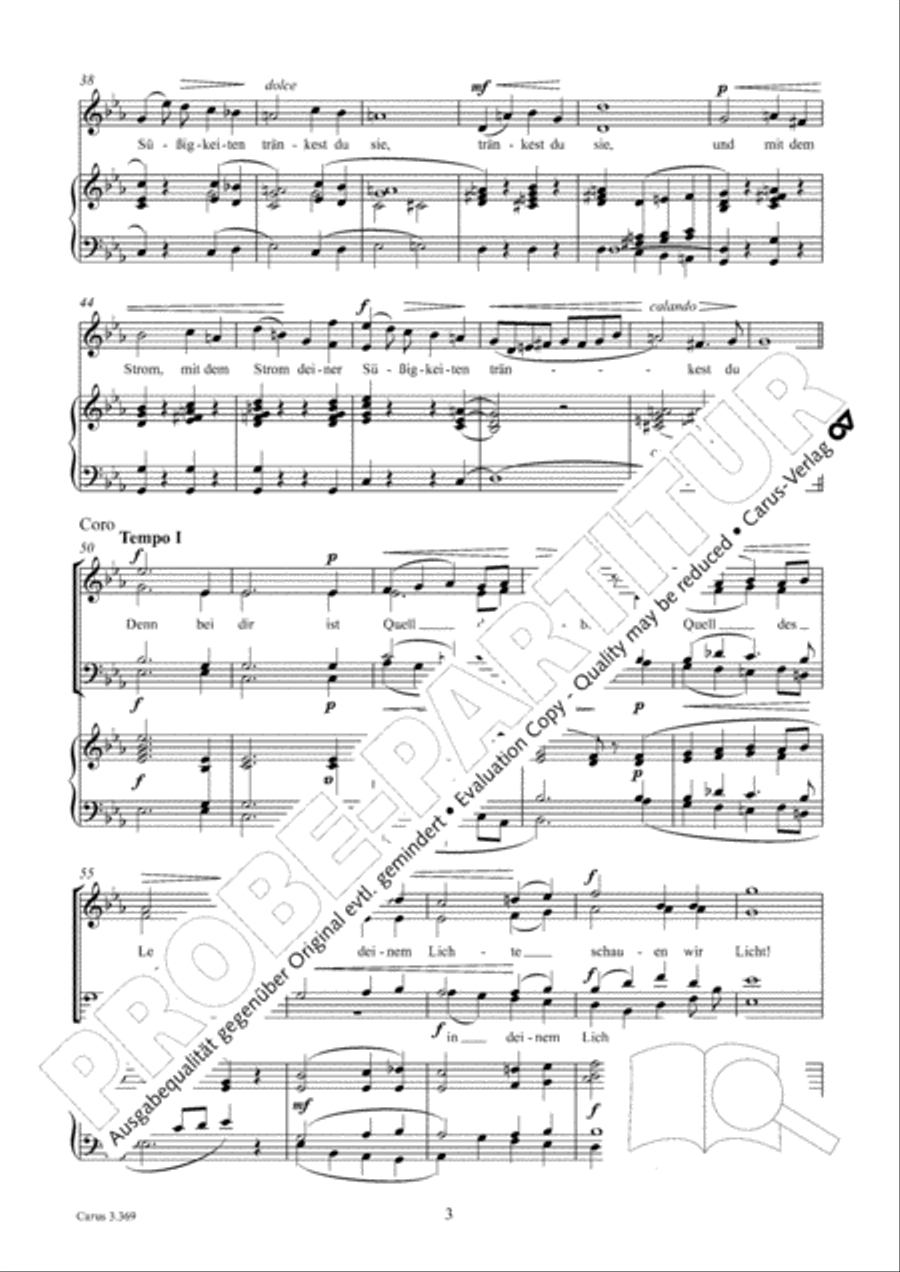 Ewiger, an den Himmel reicht deine Huld 4-Part scores gallery preview page 4