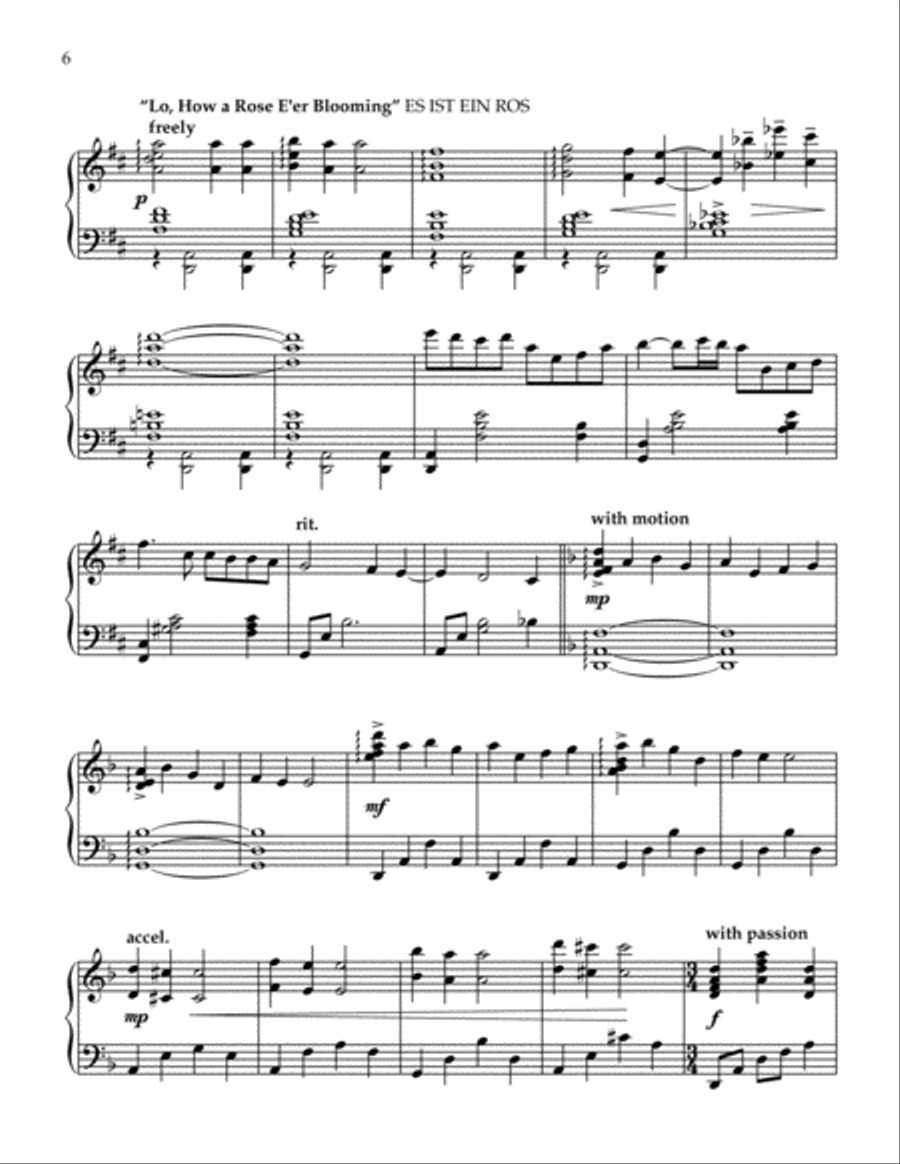 A Triptych for Christmas Piano Solo scores gallery preview page 4