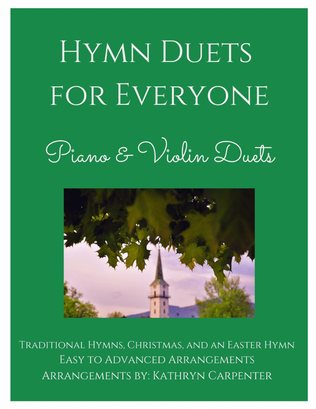 Book cover for Hymn Duets for Everyone: Piano & Violin Duets