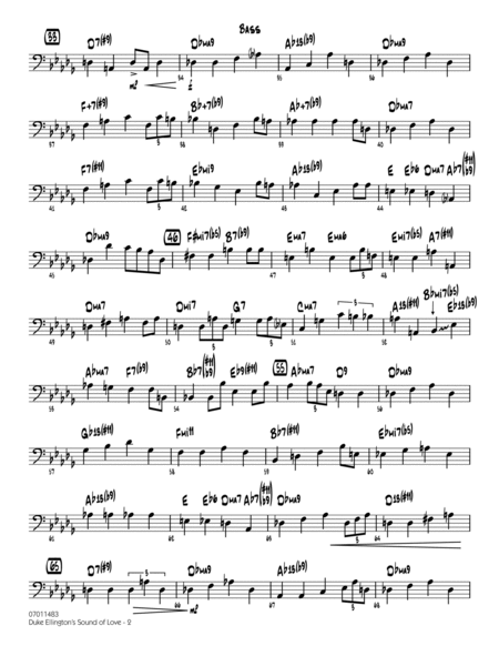 Duke Ellington's Sound of Love - Bass