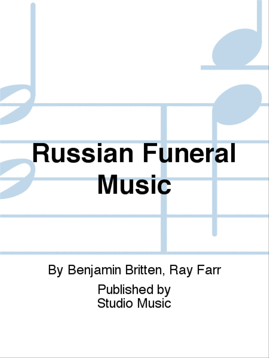 Russian Funeral Music Brass Band scores gallery preview page 1