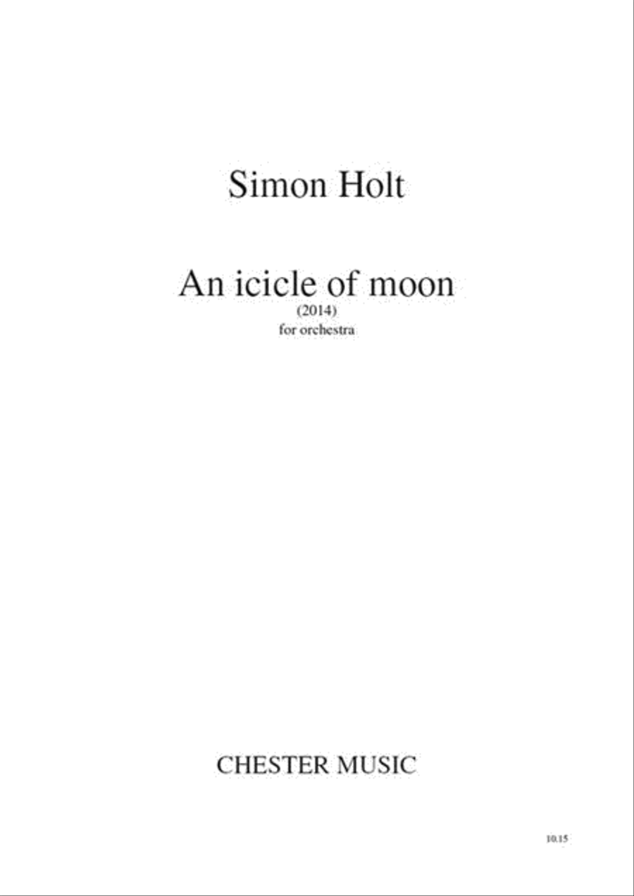 An Icicle of Moon Orchestra scores gallery preview page 1