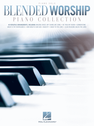 Book cover for Blended Worship Piano Collection