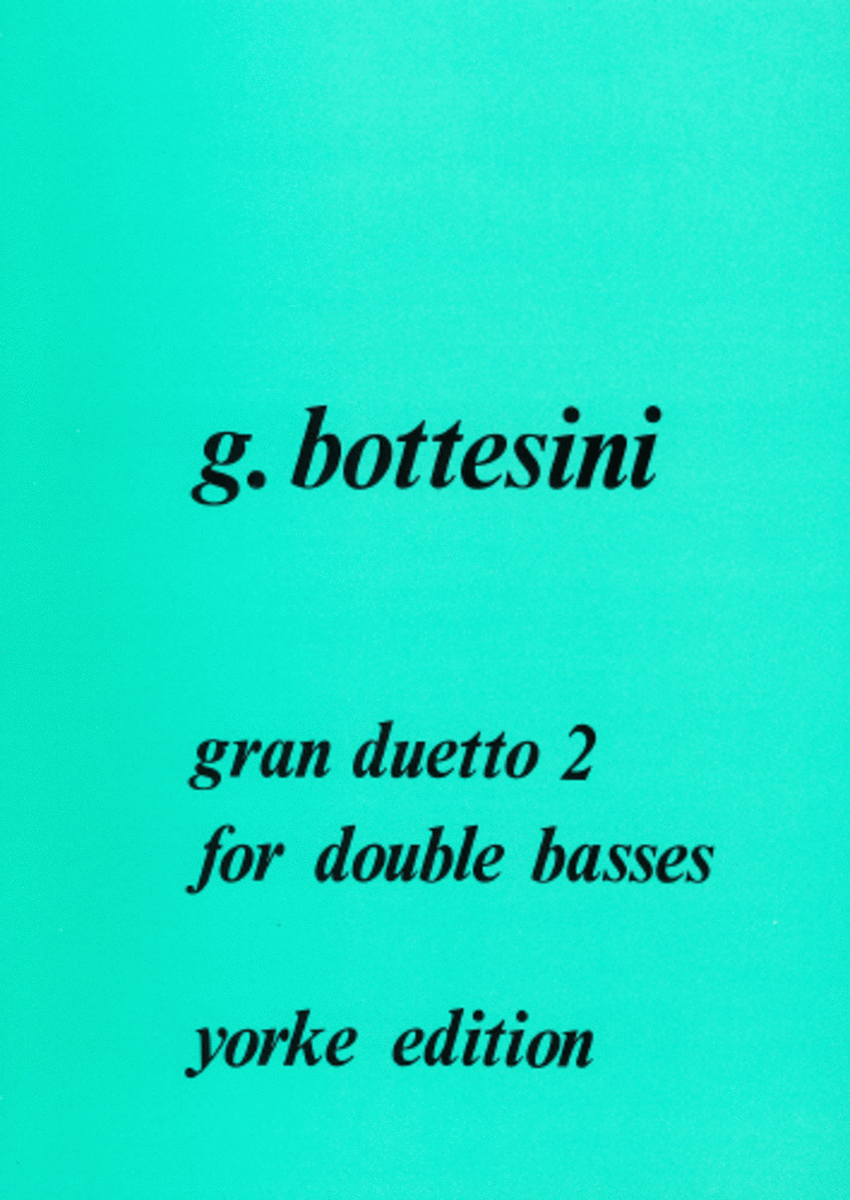 Tre Gran Duetto No. 2 for 2 DB