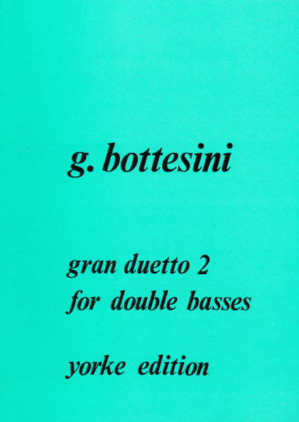 Tre Gran Duetto No. 2 for 2 DB