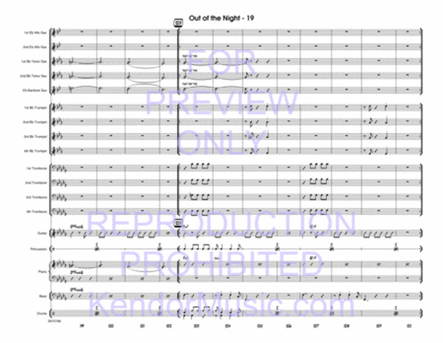 Out Of The Night (Dark Orchid) (Full Score)