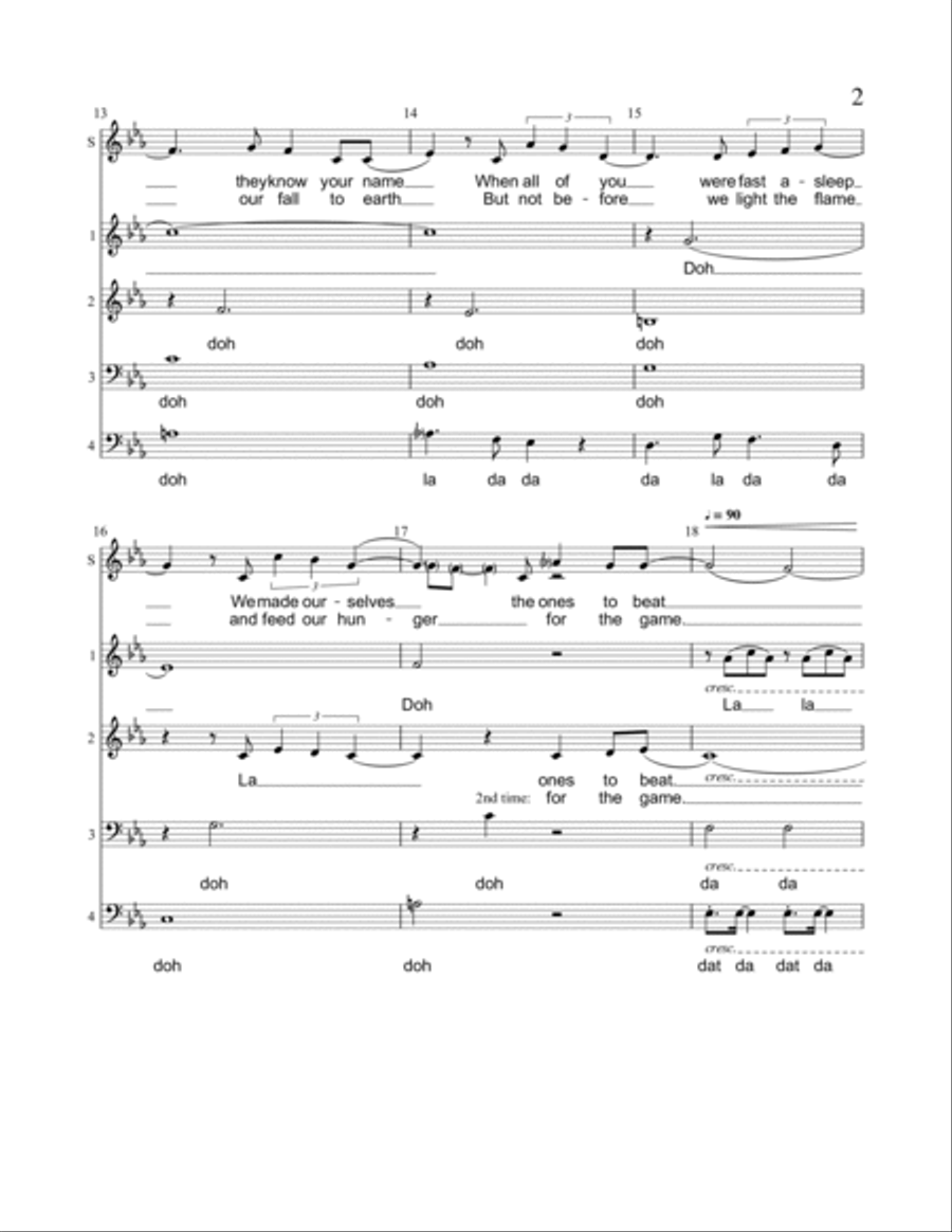 Magic 4-Part scores gallery preview page 2