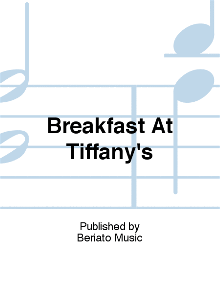 Breakfast At Tiffany's Breakfast At Tiffany's Piano, Vocal, Guitar scores gallery preview page 1