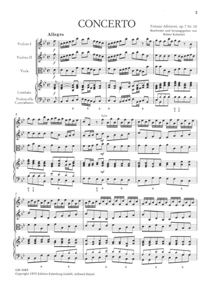 Concerto a cinque Op. 7/10