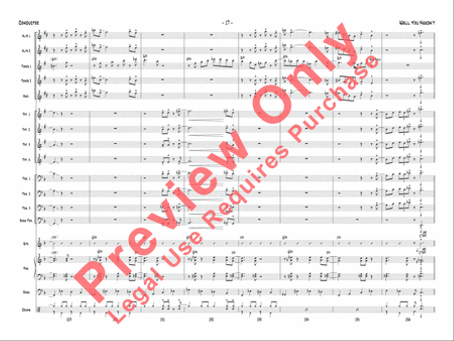 Well You Needn't Jazz Ensemble scores gallery preview page 18