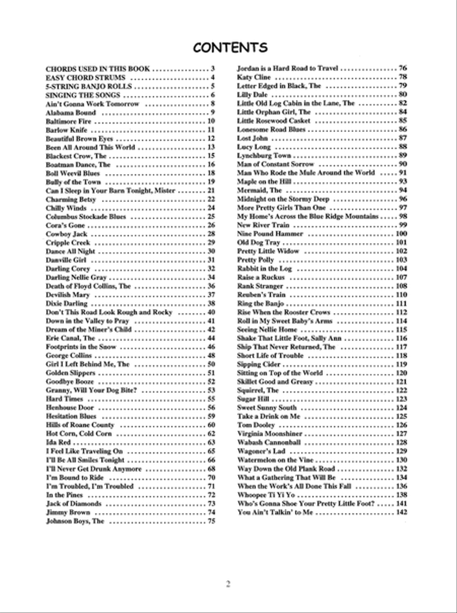 101 Three-Chord Country & Bluegrass Songs Acoustic Guitar scores gallery preview page 8
