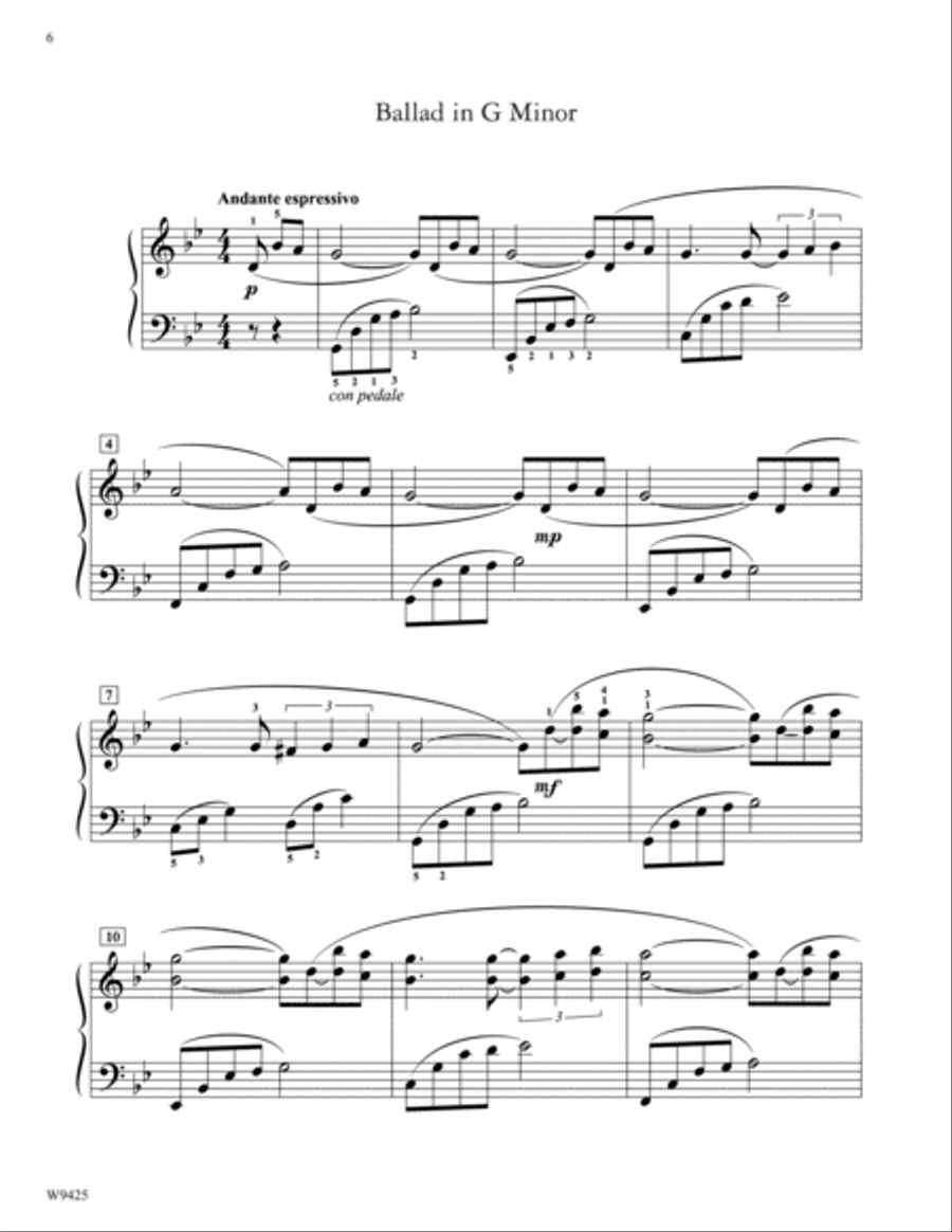 Three Romantic Ballads Three Romantic Ballads Piano Solo scores gallery preview page 6