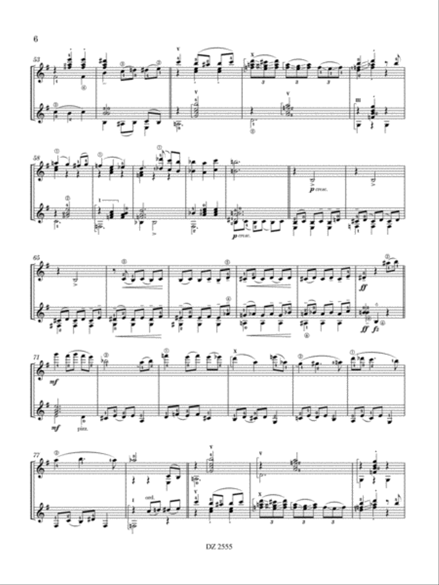 Partita Porteña Partita Porteña Classical Guitar scores gallery preview page 6