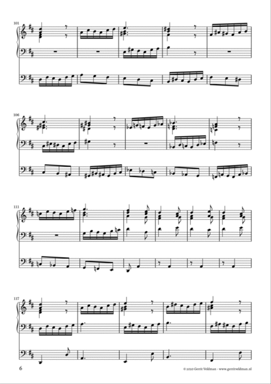 Psalm 150 (toccata) Organ Solo scores gallery preview page 6