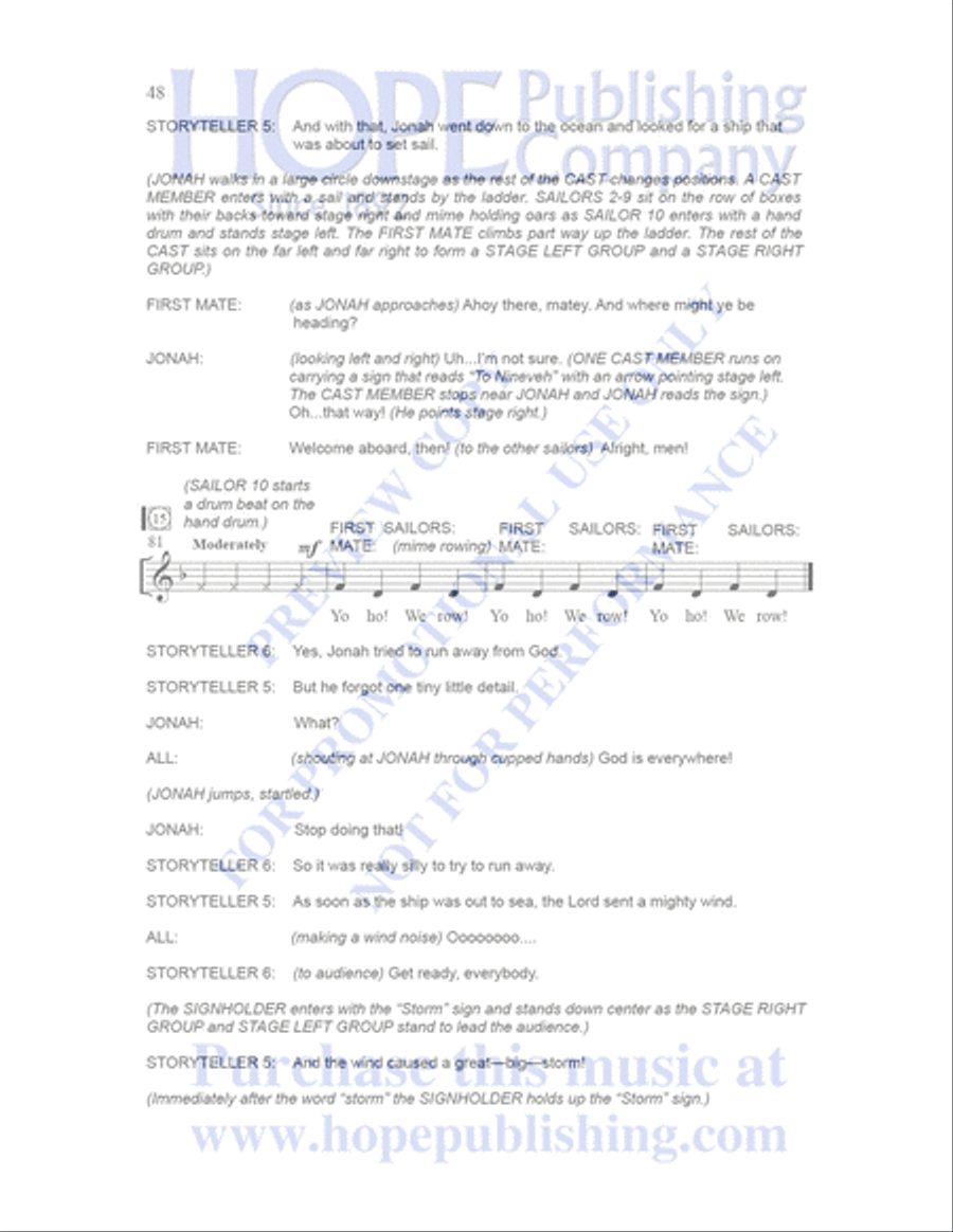 Sailor's Bible Children's Choir scores gallery preview page 49