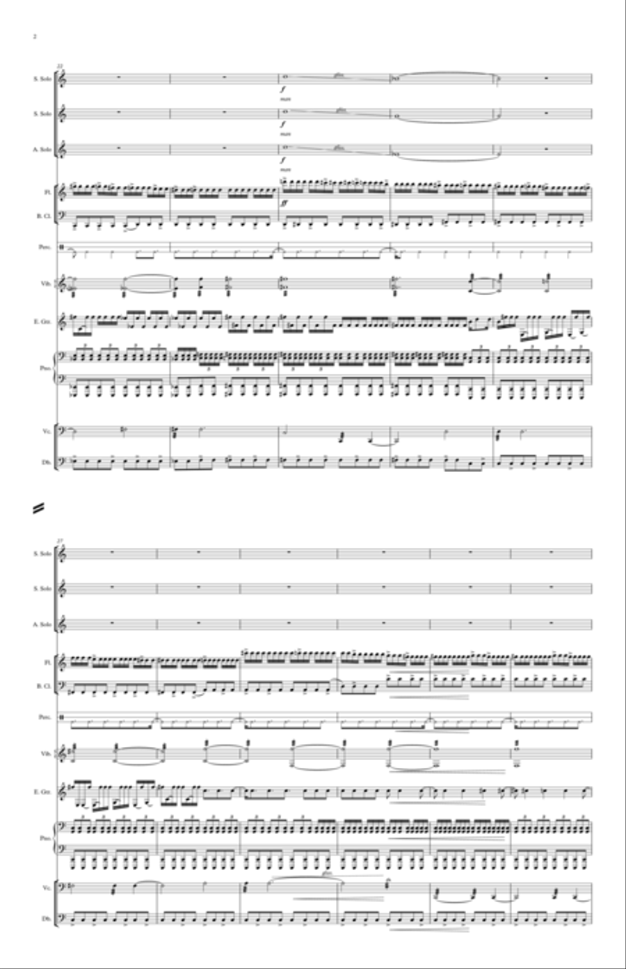 ...death has friends Large Ensemble scores gallery preview page 2