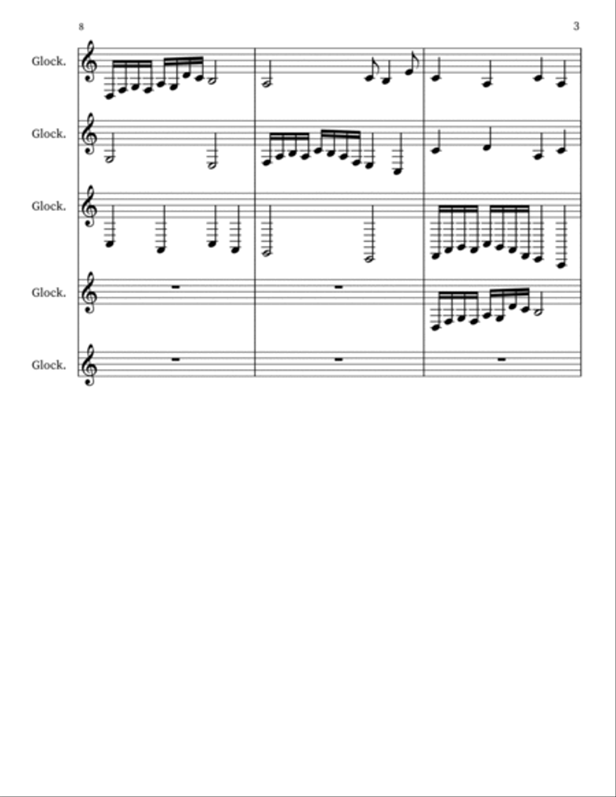 Confection 100 Confection 100 Percussion scores gallery preview page 3