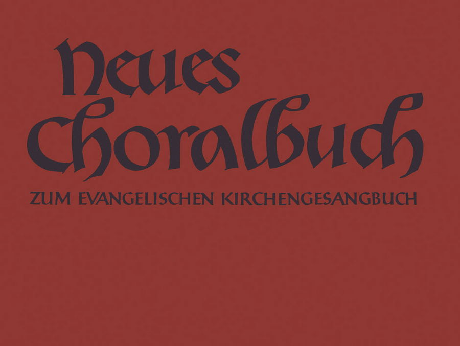 Neues Choralbuch zum (alten) Evangelischen Kirchengesangbuch (EKG). Stammausgabe Organ scores gallery preview page 1