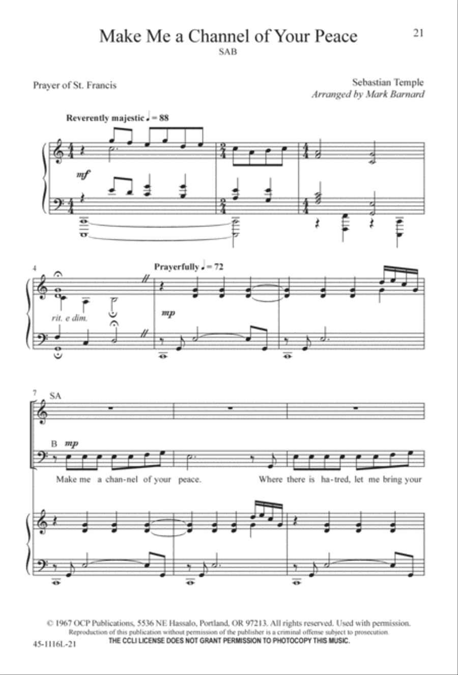 12 Anthems for about 12 Singers 3-Part scores gallery preview page 21