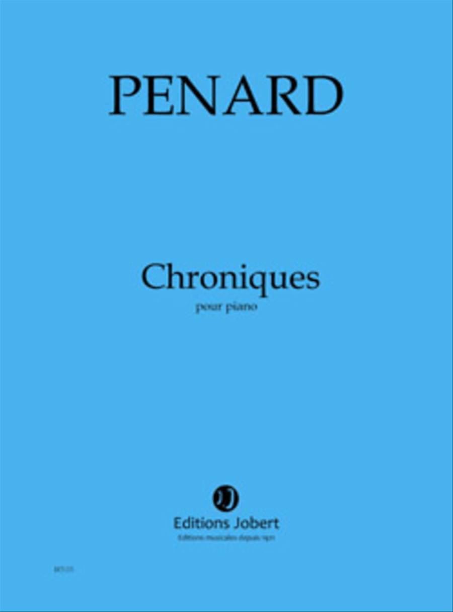 Chroniques Piano Solo scores gallery preview page 1