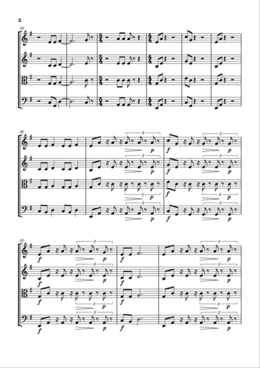 2112 String Quartet scores gallery preview page 3