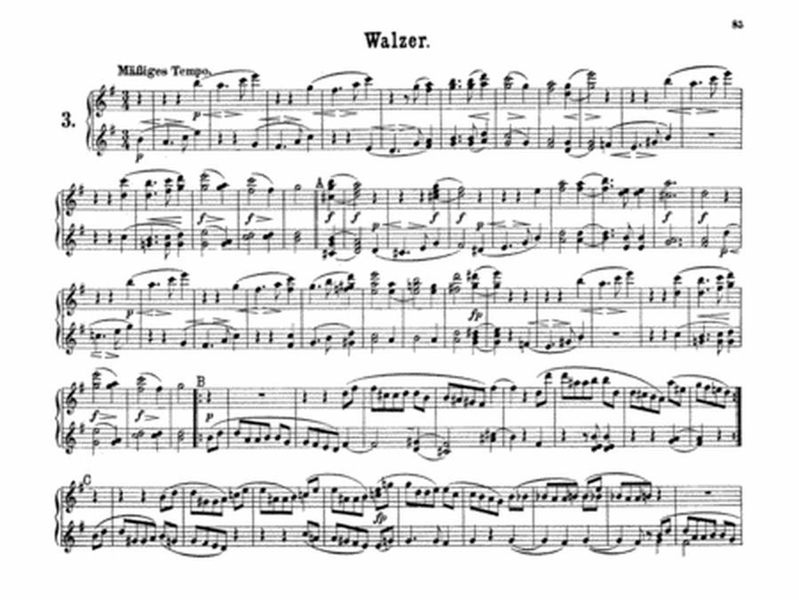 Schumann: Original Compositions for Four Hands, Volume II