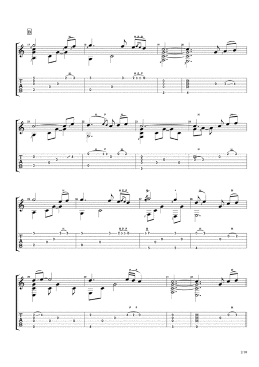 The Ten Year Set - Celtic Guitar Small Ensemble scores gallery preview page 3