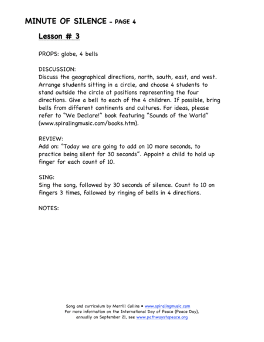 Minute of Silence Voice scores gallery preview page 5