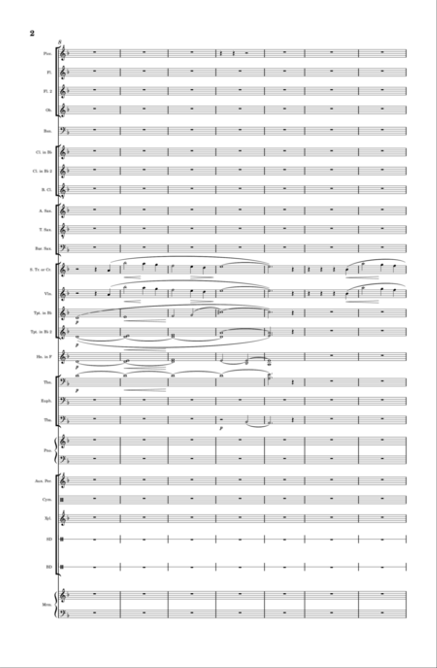 Paranormal Circus Concert Band scores gallery preview page 4